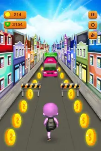Subway Baby Run for Infinity Stones - running game Screen Shot 0
