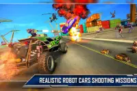 Ramp Car Robot Transforming : Roboter-Auto-Spiele Screen Shot 3