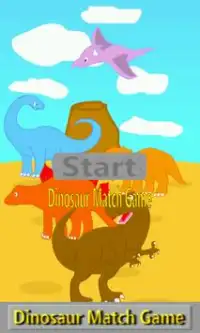 Dinosaur Match Game Screen Shot 0