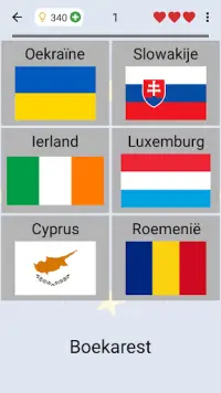 Europese landen - Kaarten, vlaggen en hoofdsteden Screen Shot 4