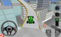 खेल रेसिंग कार रूफ कूदते Screen Shot 3