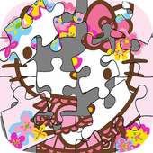 Puzzle of hello kitty  and friends jigsaw