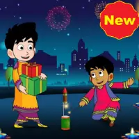 Diwali Firecrackers Simulator- Diwali Games Screen Shot 1
