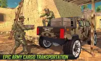 US Military Cargo Truck Driving: Off-road Driver Screen Shot 0