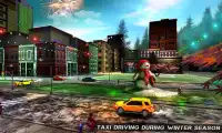Christmas Taxi Driver Sim 2017 Screen Shot 0
