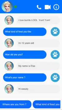 Elssa Call Chat and video call  (Simulation) Screen Shot 2
