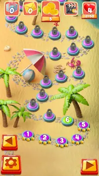 Beach Party Blast: Match 3 Puzzle Rescue Game Screen Shot 2