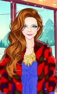 Dress up and Nail Games - Christmas Style Screen Shot 2