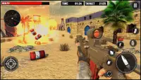 เกมจำลองปืนจริง : เกมยิงฟรี : เกมสงคราม Screen Shot 9
