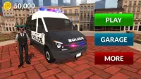 Gerçek Polis Kamyoneti Oyunu: Araba Oyunları 2021 Screen Shot 3