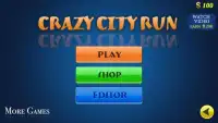 Ninja : Crazy City Run Screen Shot 0