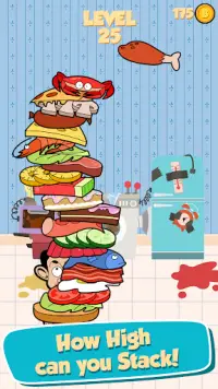 Mr Bean - Sandwich Stack Screen Shot 2