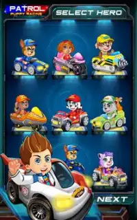 Racing PAW Patrol Car Screen Shot 1