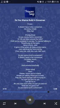 Letras de Canciones de Princess | Juegos Screen Shot 1