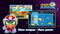 SuperHero Junior - Galaxy Wars Offline Game Screen Shot 2