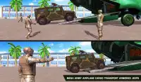 US Army Cargo Plane Transport Offroad Truck Game Screen Shot 4