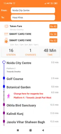 Delhi Metro Map,Route, DTC Bus Screen Shot 2