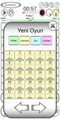 Sudoku 123 İnternetsiz Türkçe Screen Shot 0