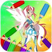 Fairy Winx Coloring Game