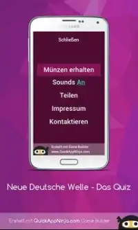 Neue Deutsche Welle - Das Quiz Screen Shot 5