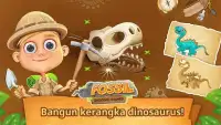 Penggalian Dinosaurus Permainan Screen Shot 1