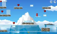 Two Players - Square Bros In Frozen World Screen Shot 2