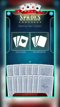 Ace Spades: Offline Spades game Screen Shot 1