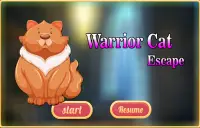 Free New Escape Game 95 Warrior Cat Escape Screen Shot 0