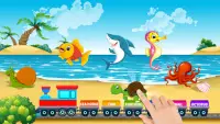 Learn Animal Names and Sounds with Kids Train Screen Shot 4