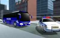 La policía la conducción del autobús Sim 2018 Screen Shot 13