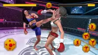 Bad Girl Street Boxing Clash: Kick boxing Games Screen Shot 4