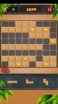 Wood Star Puzzle FREE - Classic Tertis Star Puzzle Screen Shot 1