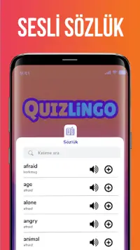 QuizLingo - İngilizce Kelime O Screen Shot 4
