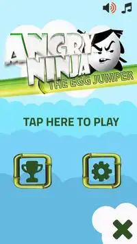 ANGRY NINJA - The egg jumper Screen Shot 1