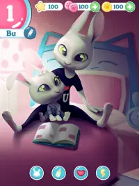 Bu Bunny - Cute pet care game Screen Shot 11