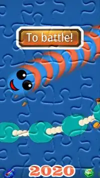 snake crawl zone - worm arena Screen Shot 0