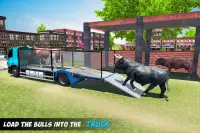 Angry Bull Transport Truck: Animal Cargo Games Screen Shot 4