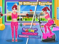Gym Workout - Women Exercise Game Screen Shot 7