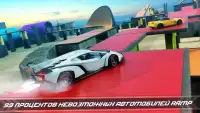 Автомобиль Stunt Race 3D: Мег Рампа Screen Shot 0
