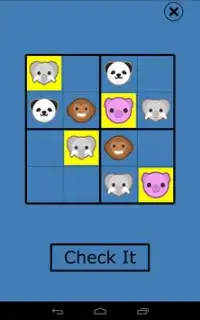 Animal Sudoku Touch Screen Shot 2