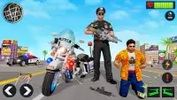 पुलिस मोटो बाइक चेस क्राइम Screen Shot 4