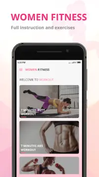 Women Fitness - Female Workout Challenge Screen Shot 0