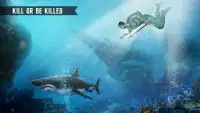 Underwater Shark Hunter 2017 Screen Shot 1