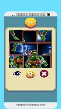 Turtle jigsaw puzzle games Ninja Screen Shot 1