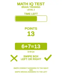 Math IQ test   Brain Training Screen Shot 12