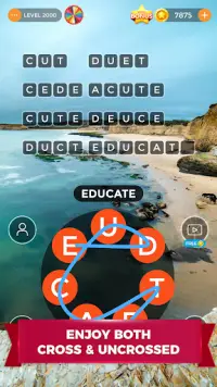 Word Cross: Crossy Word Game - with Uncrossed Screen Shot 1