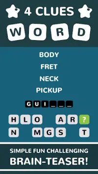 4 Clues 1 Word Screen Shot 2