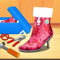 靴メーカートレンディなファッションの女の子のスタイリストゲーム