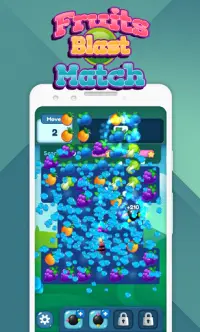Fruits Blast Match - Puzzle Game Bubble Screen Shot 2