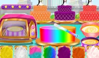 Düğün pastası makinesi kızlar yemek oyunu Screen Shot 19